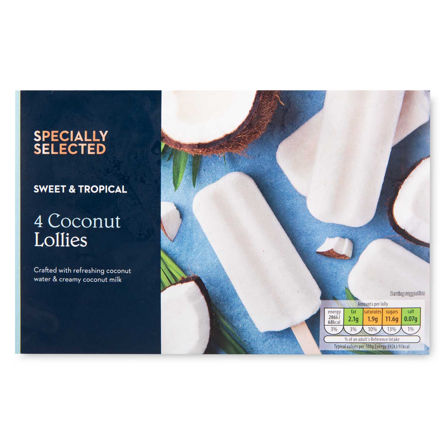 Coconut Lollies 4x73ml Specially Selected